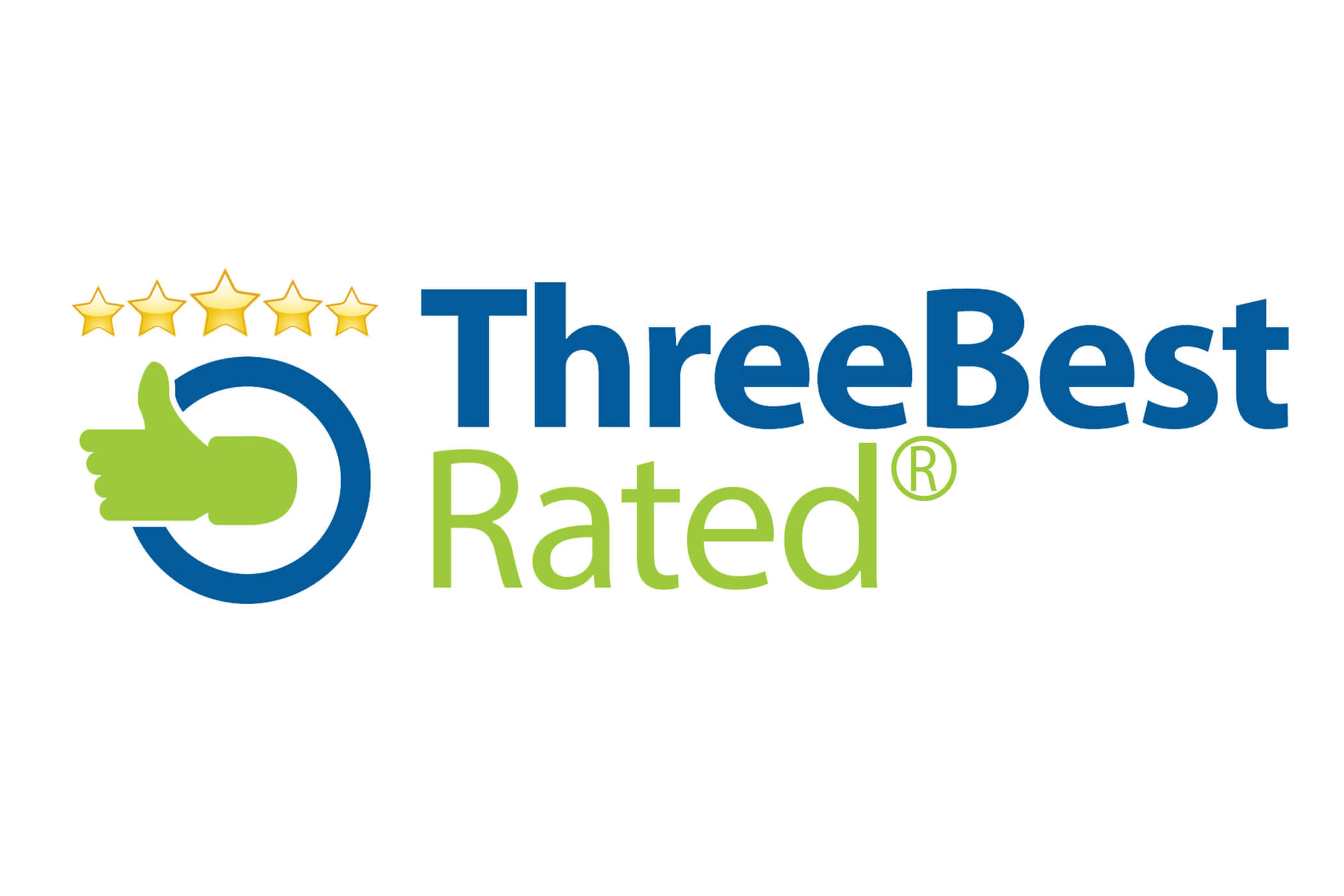 three best rated logo