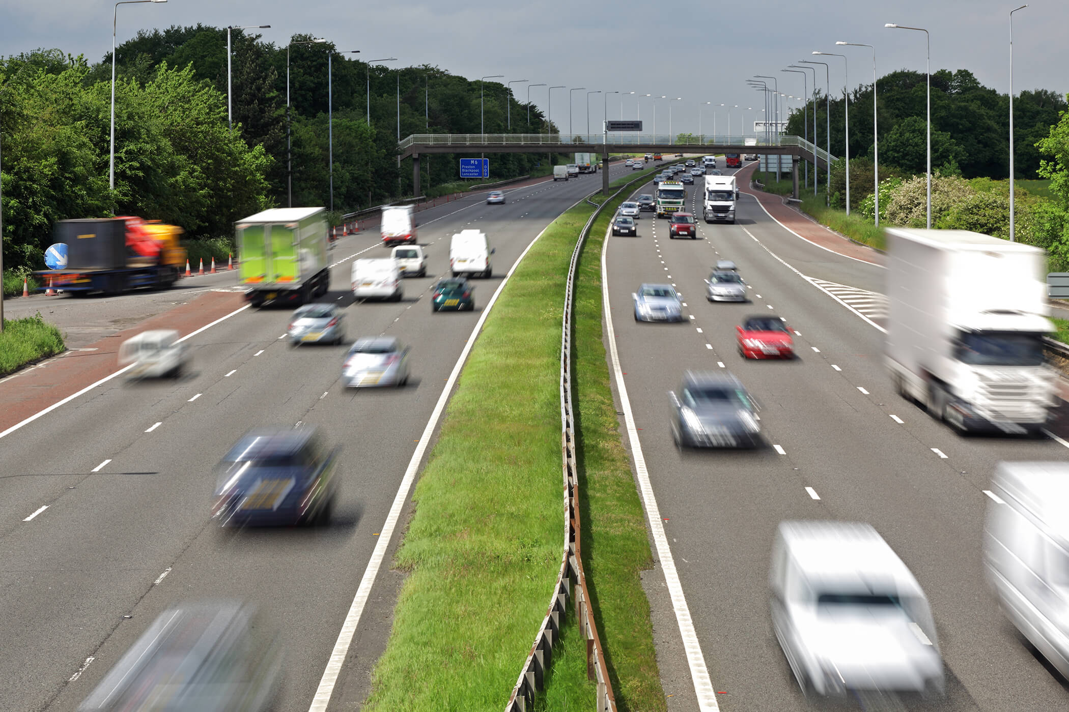 busy motorway