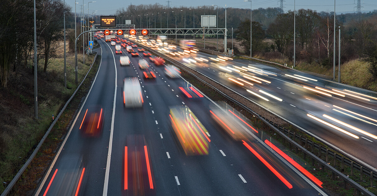 Motorway At Night