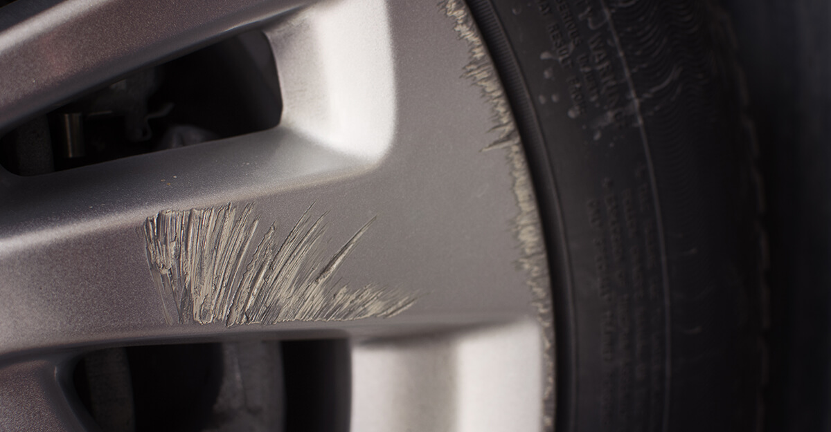 Scratched Alloy Wheel